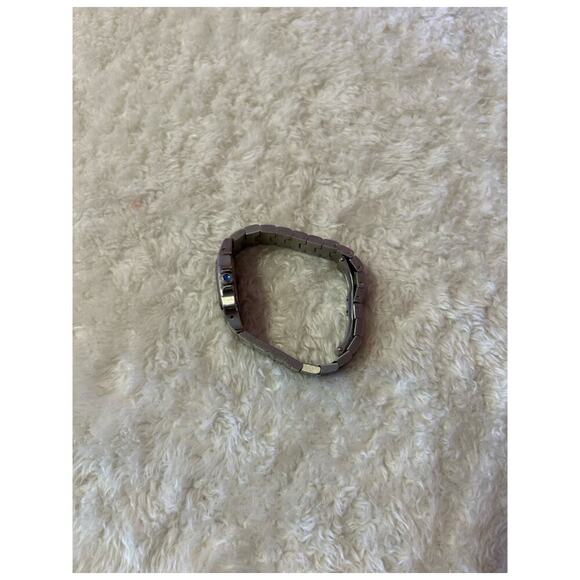 CARTIER SANTOS‎ WATCH Silver/Blue Water Repelant / Stainless Steel 40MM - Picture 11 of 14